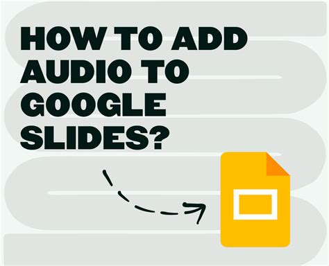 can you add music to google slides while ensuring that the audio does not interfere with the presentation's visual elements?