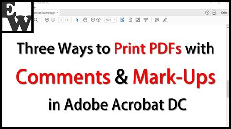 How to Print Adobe PDF with Comments: A Comprehensive Guide